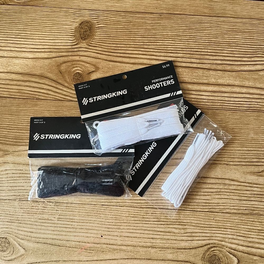 NEW 3 (Three Packs) StringKing Lacrosse Shooters 3 Pack "1pc 2 of 3 & 2pc 3 of 3